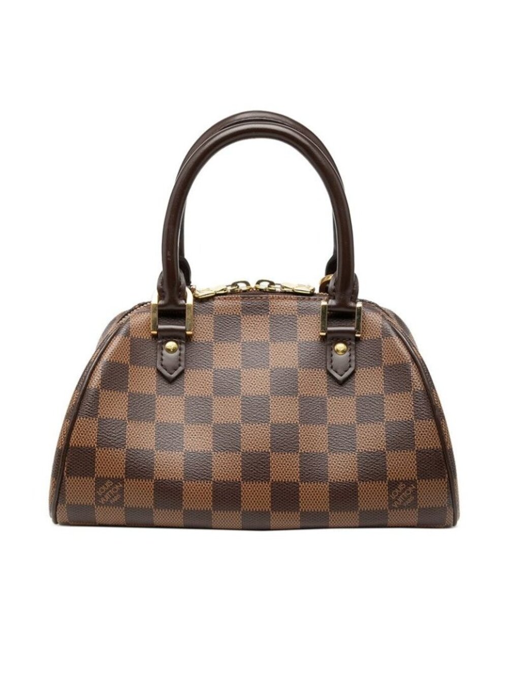 Louis Vuitton Damier Riviera Mini Bag Brown Ebene Leather